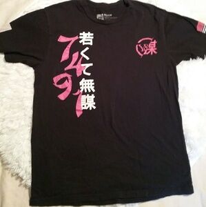 Women's black medium fancy t-shirt